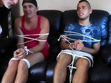 Horny Thief Snags Two Cute Twinks