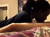 Black Amateur’s Blowjob