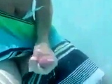 Underwater Jerk-Off Session Outdoors – Amateur Style